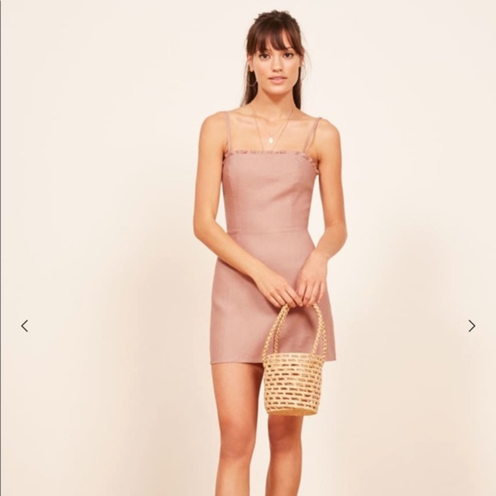 Reformation Pink Mini Dress